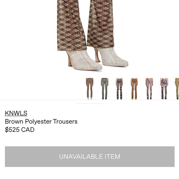 Knwls brown trousers - Picture 3 of 8